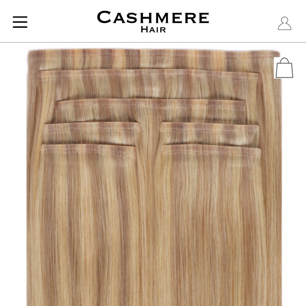 Cashmere Hair Sunset Blonde 16” Trimmed